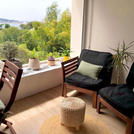 Charme & Calme-Tamaris- Studio Vue Mer - Piscine - Le Petit Olivier Sur Mer Ла-Сейн-сюр-Мер Экстерьер фото
